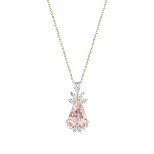 3.11 Diamant Morganit Halskette