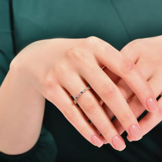 0.48 kt. Diamant-Rainbow-Ring