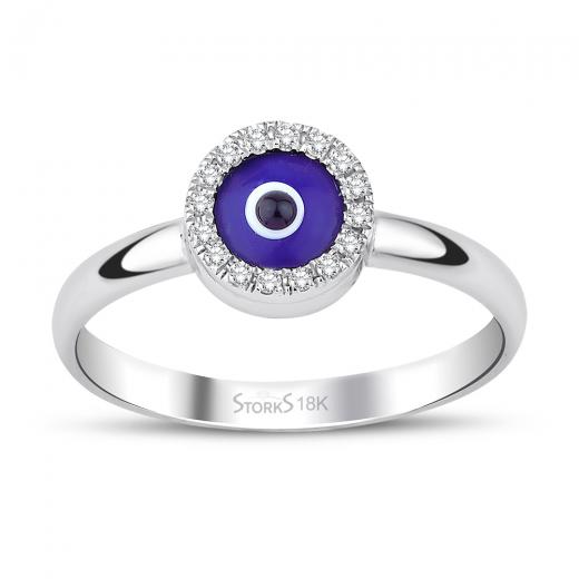 0.06 kt. Diamant Evil Eye Ring