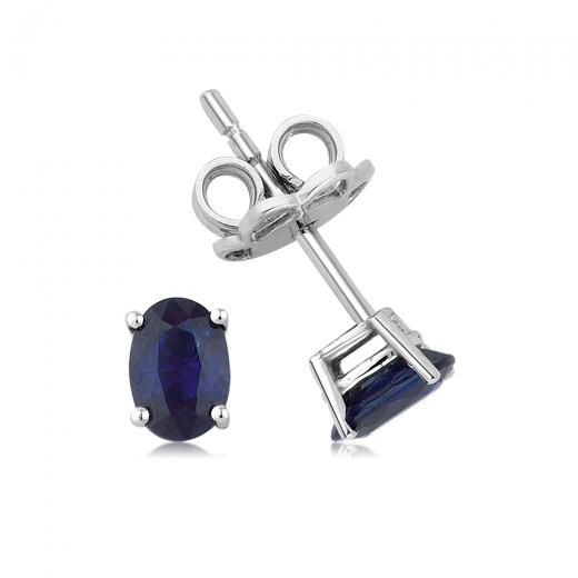 1.22 ct. Natural Sapphire Earrings