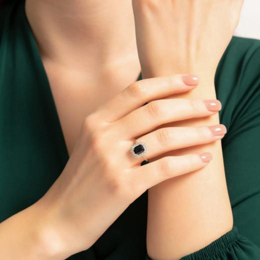 2.44 ct. Diamond Natural Sapphire Ring