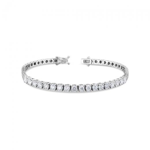 3.32 kt. Diamant-Waterway-Armband