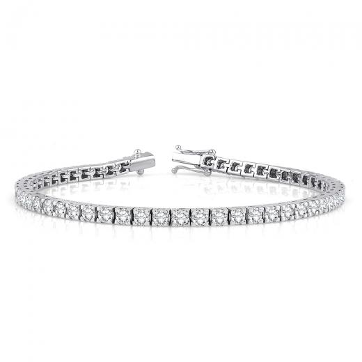 5.38 kt. Diamant-Waterway-Armband