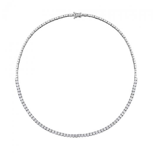 7.13 kt. Diamant Waterway Halskette