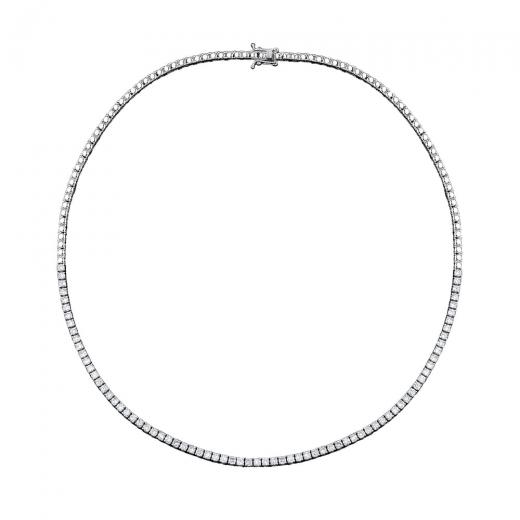 10.07 kt. Diamant Waterway Halskette