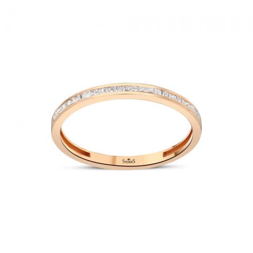 Brillantring zus. ca. 0,17 ct. Diamant-Eternity-Ring