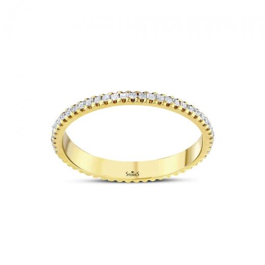 0,39 ct. Diamant-Eternity-Ring