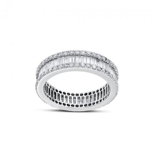 2.02 kt. Diamant Baguette Vollkreis Ring