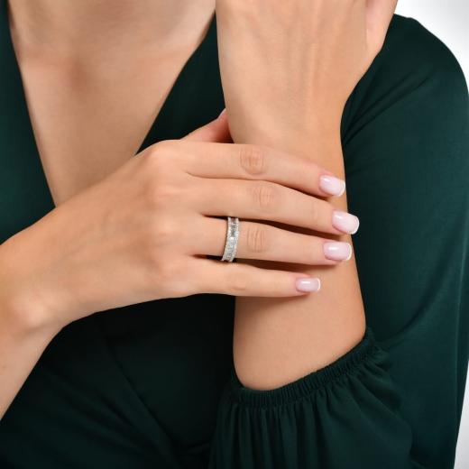2.02 kt. Diamant Baguette Vollkreis Ring