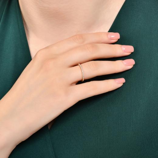 0.30 kt. Diamant Vollkreis Ring
