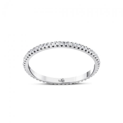 0,39 ct. Diamant-Eternity-Ring