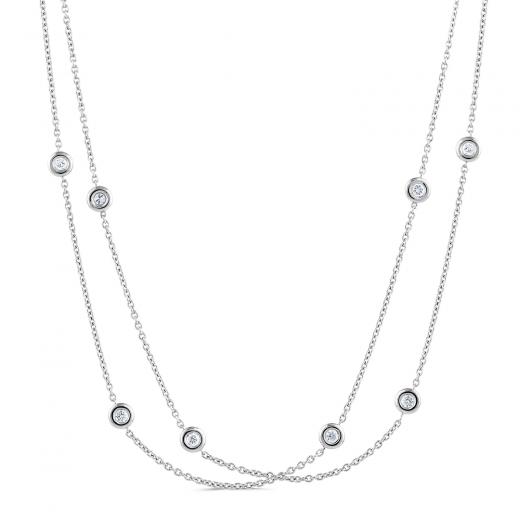 1.12 kt. Diamant-Halskette