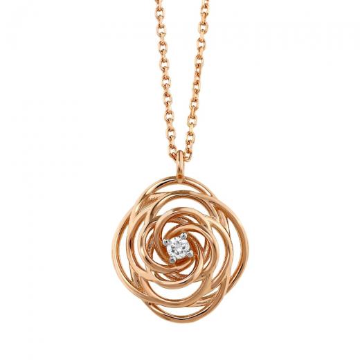 0.03 ct. Diamond Necklace