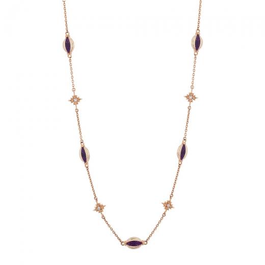 0.14 kt. Diamant-Halskette