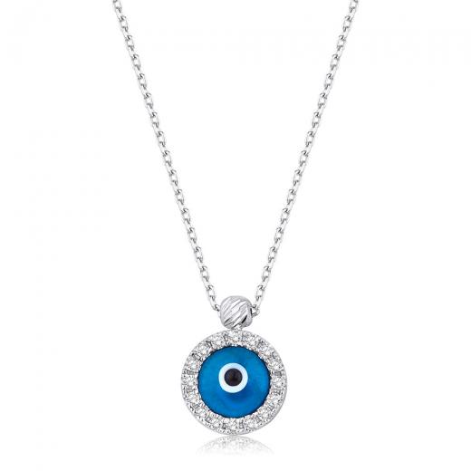 0.06 kt. Diamant-Böse-Augen-Halskette