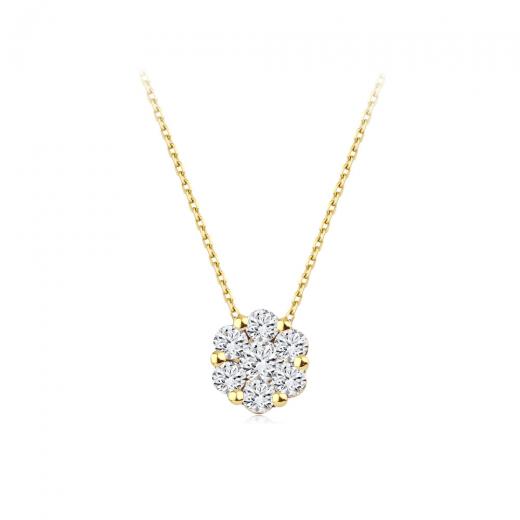 0.43 kt. Diamant-Halskette