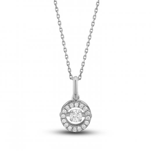 0.21 ct. Diamond Dancer Necklace
