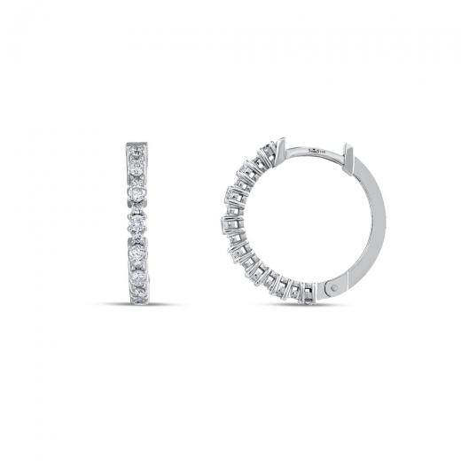 0.70 kt. Diamant-Ohrringe