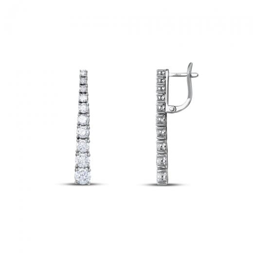 2.46 ct. Diamond Waterway Earring