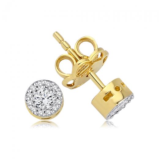 0.21 kt. Diamant-Ohrringe