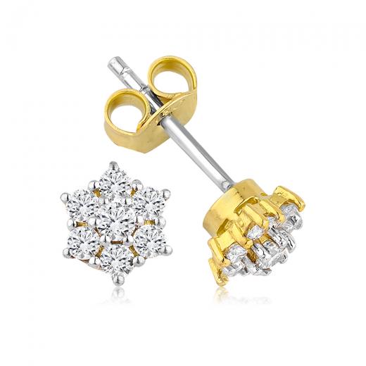 0.40 kt. Diamant-Ohrringe