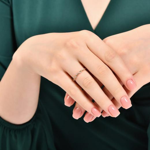0.09 kt. Diamant-Ring
