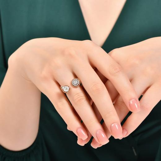 0.67 kt. Diamant-Ring