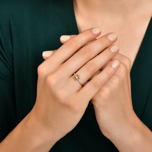 0.10 kt. Diamant-Ring