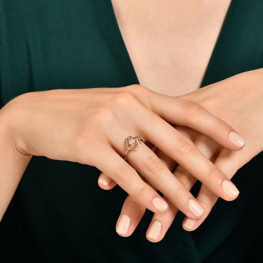 0.09 kt. Diamant-Ring