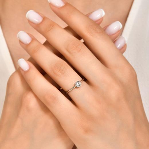 0.07 kt. Diamant-Ring