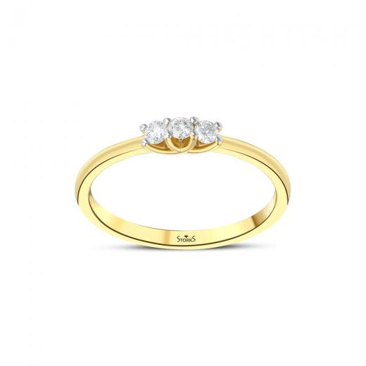 Brillantring zus. ca. 0,14 ct. Diamantring