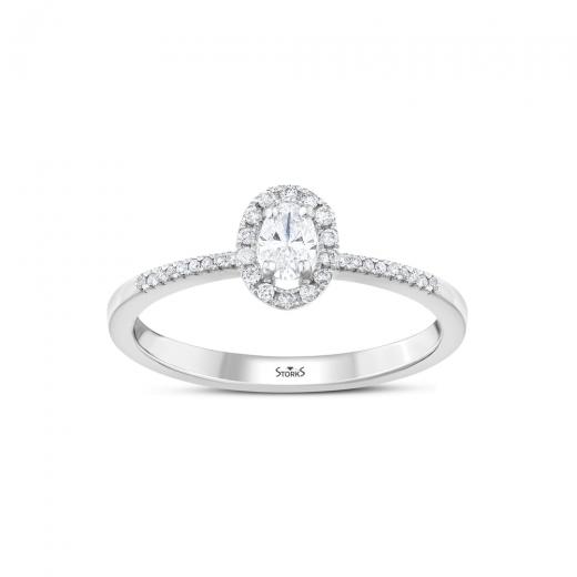 0.28 kt. Diamant-Ring