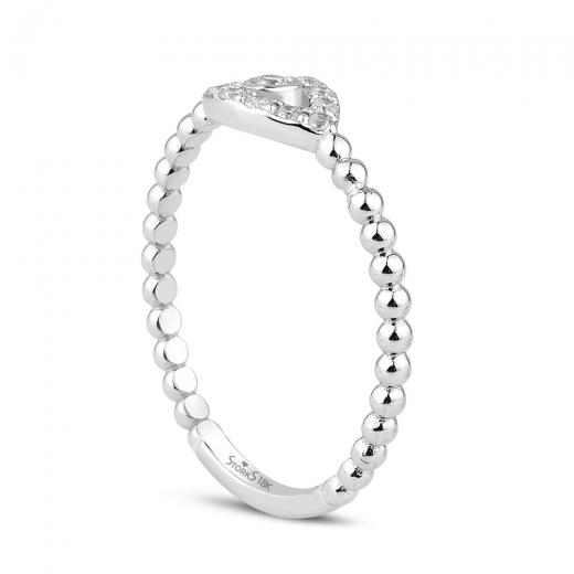 0.12 kt. Diamant-Augen-Ring