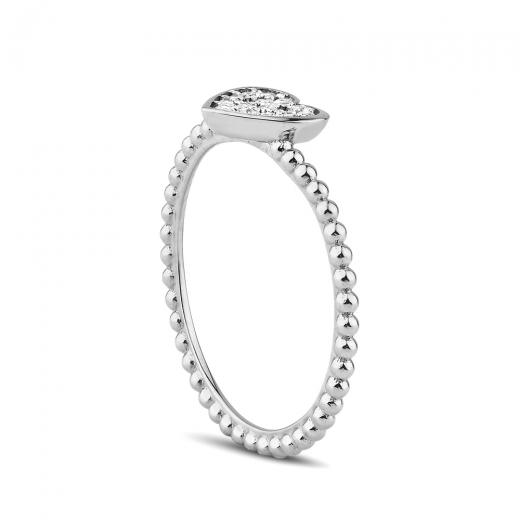 0.12 ct. Diamond Heart ring