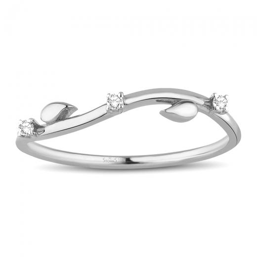 0.03 kt. Diamant-Ring