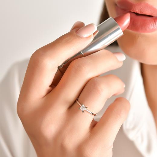 0.40 kt. Melody Solitär Diamant Ring