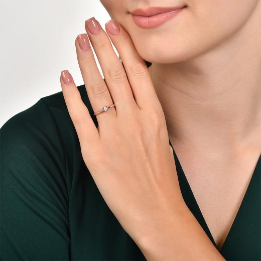 0.10 kt. Serenity Solitär Diamant Ring