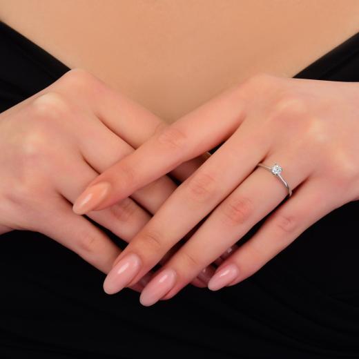0.25 kt. Summit Solitär Diamant Ring