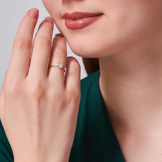 0.10 kt. Melody Solitär Diamant Ring