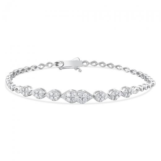 1.07 ct. Diamond Wedding Bracelet